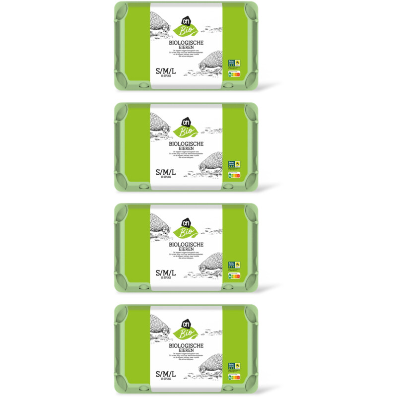 AH Biologisch Eieren S M L 4 pack