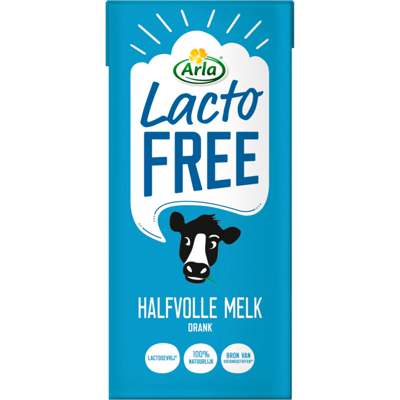 Een afbeelding van Arla Lactofree halfvolle melk lactosevrij