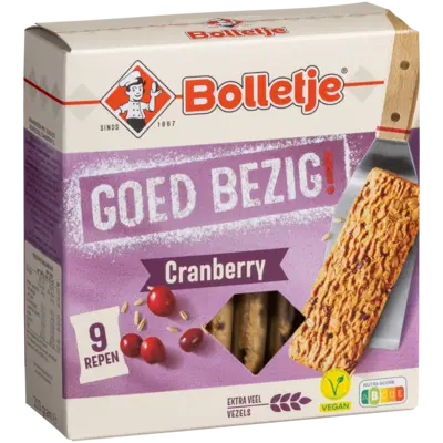 pdp-image-Bolletje Goed bezig graanrepen cranberry