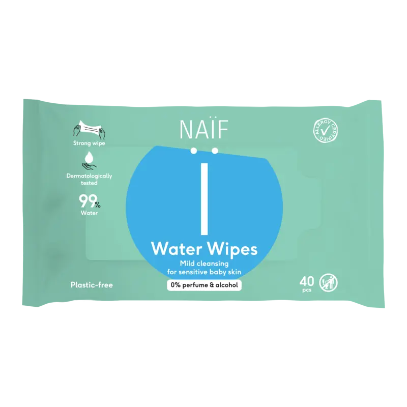Naif Water Wipes Single Pack 40 Stuks