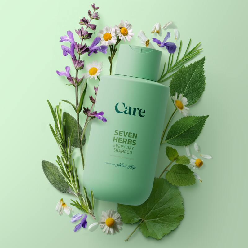 Een afbeelding van Care Seven herbs every day shampoo