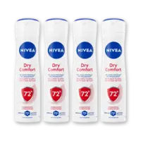 NIVEA Dry comfort anti-transpirant spray 4-pck