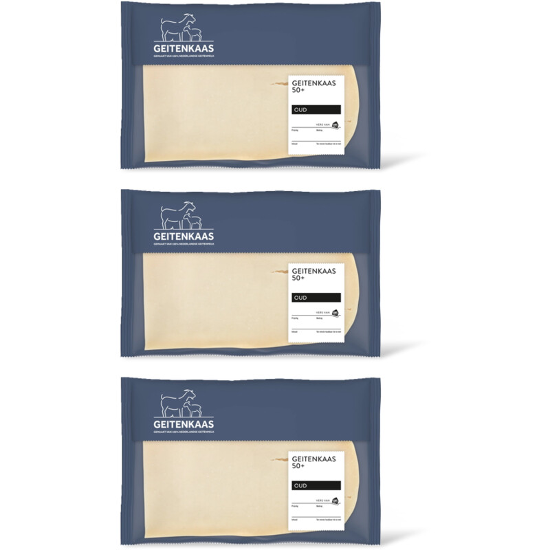 AH Geitenkaas oud 50+ plakken 3-pack