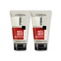 Studio Line Matt & Messy fibre paste 2-pack