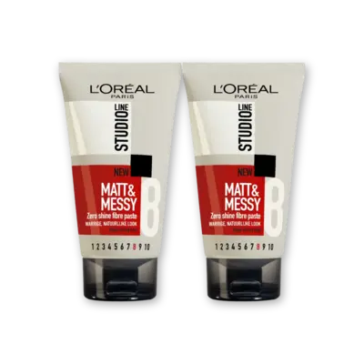 pdp-image-Studio Line Matt & Messy fibre paste 2-pack