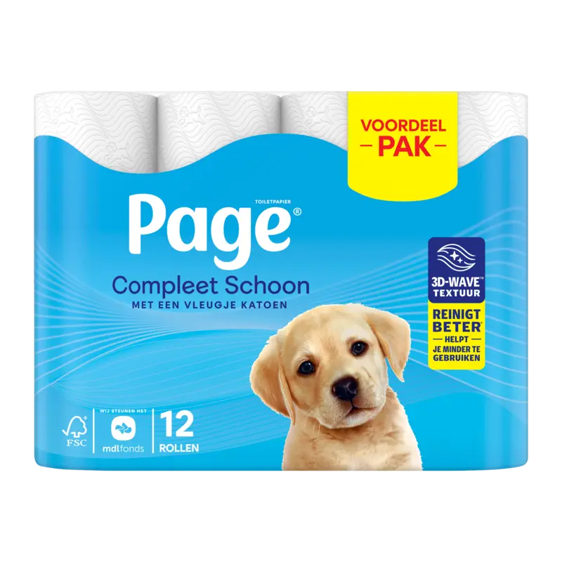 Page Compleet schoon toiletpapier voordeelpak