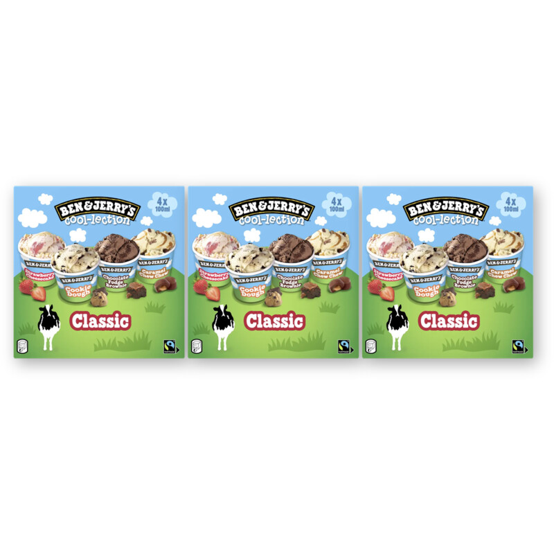 Ben & Jerry's Cool-lection classic 3-pack