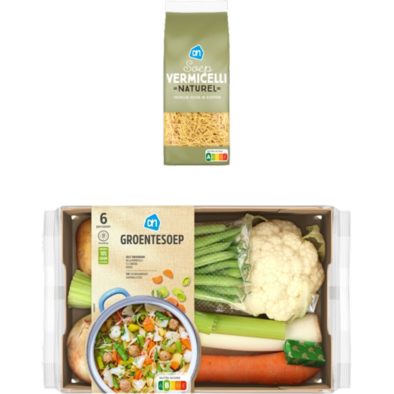 Een afbeelding van AH Vega Groentesoep verspakket
