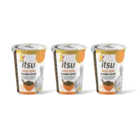 Itsu Satay style noodles & broth cup 3-pack