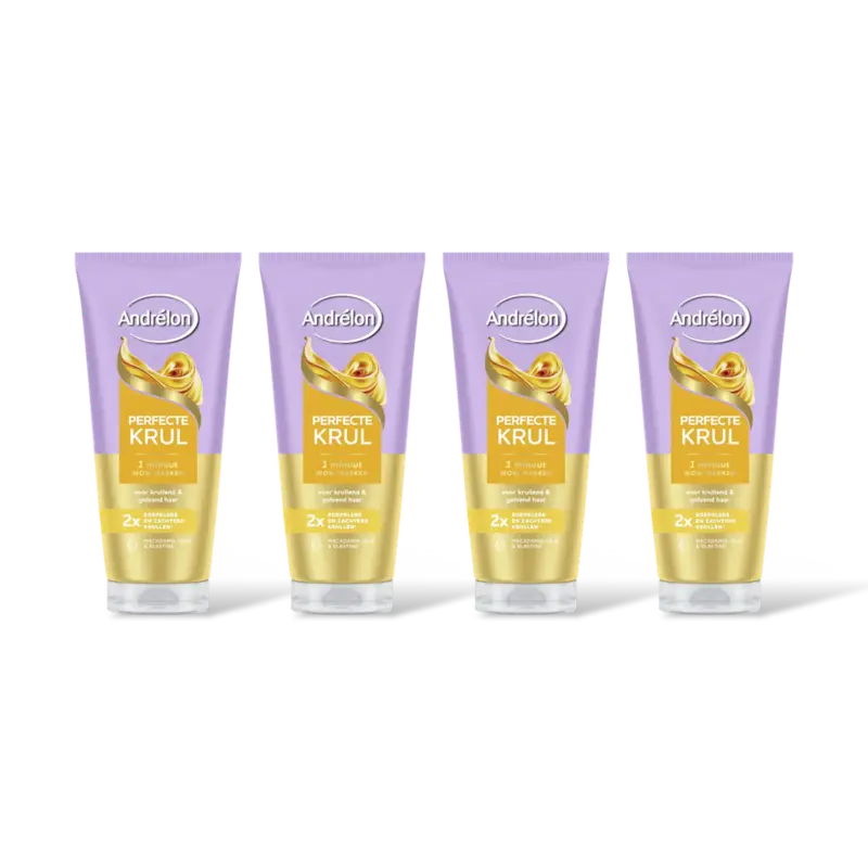 Andrélon Perfecte krul 1 min masker 4-pack