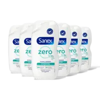 Sanex Zero% hydra douchegel alle huidtypes 6pk
