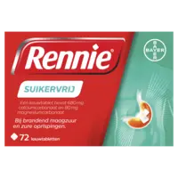 Rennie Suikervrij bij brandend maagzuur