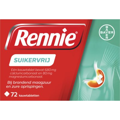 pdp-image-Rennie Suikervrij bij brandend maagzuur