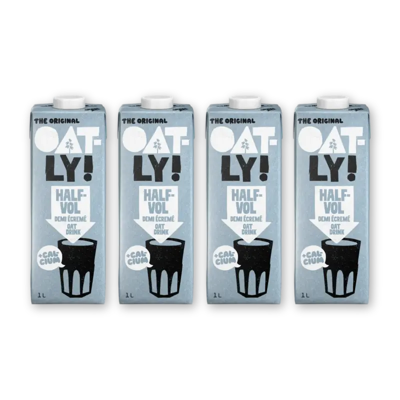 Oatly! Haverdrank halfvol calcium 4-pack
