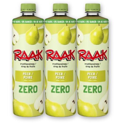 pdp-image-Raak Vruchtensiroop peren zero sugar 3-pack