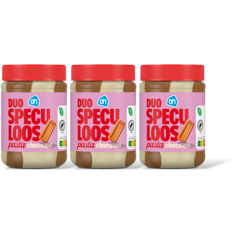 AH Duo speculoos pasta wit 3-pack