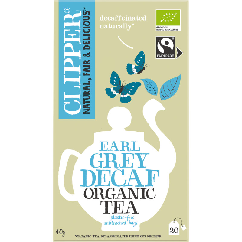 Een afbeelding van Clipper Earl grey decaf