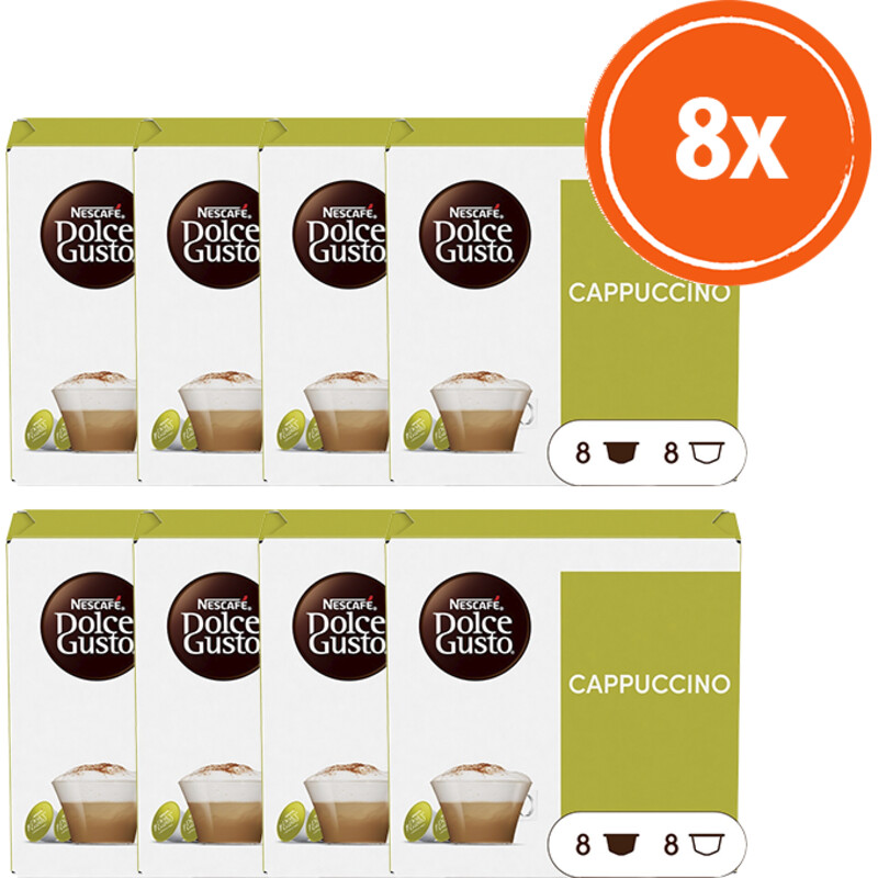 Nescafé Dolce Gusto Cappuccino capsules 8-pack