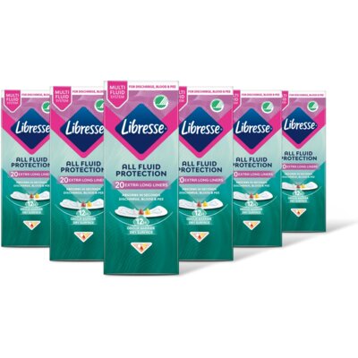 pdp-image-Libresse All fluid protection extra long 6-pack