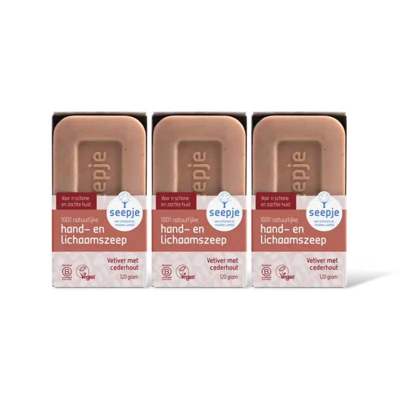 Seepje Hand en lichaamszeep 3-pack