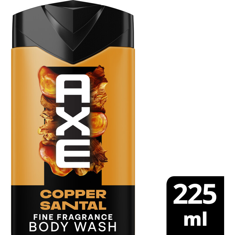 Axe Copper santal + fine fragrance showergel