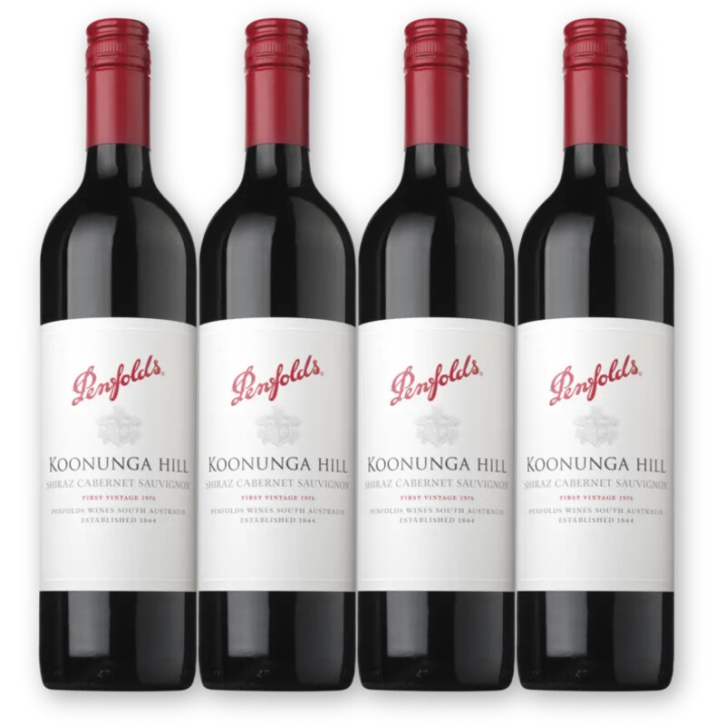 Penfolds Penfolds Koonunga Shiraz 4 flessen