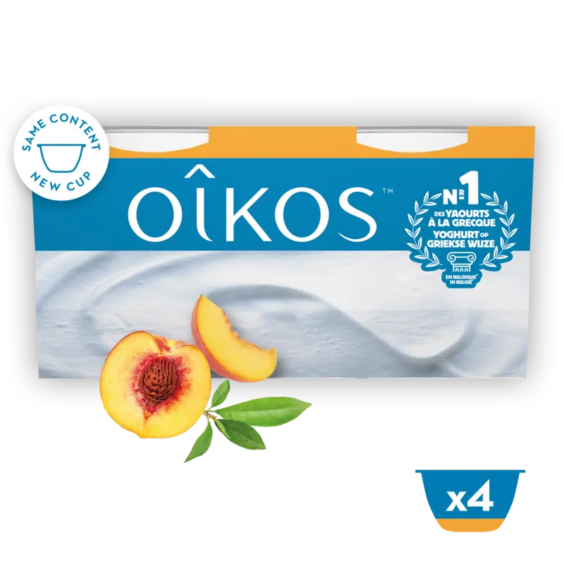 Danone Oikos perzik bel