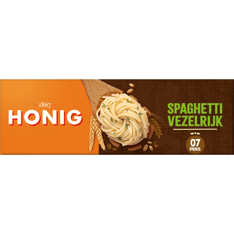 Een afbeelding van Honig Spaghetti vezelrijk
