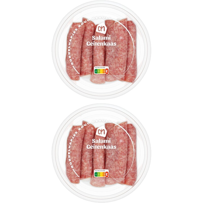 Een afbeelding van AH Salami met geitenkaas 2-pack