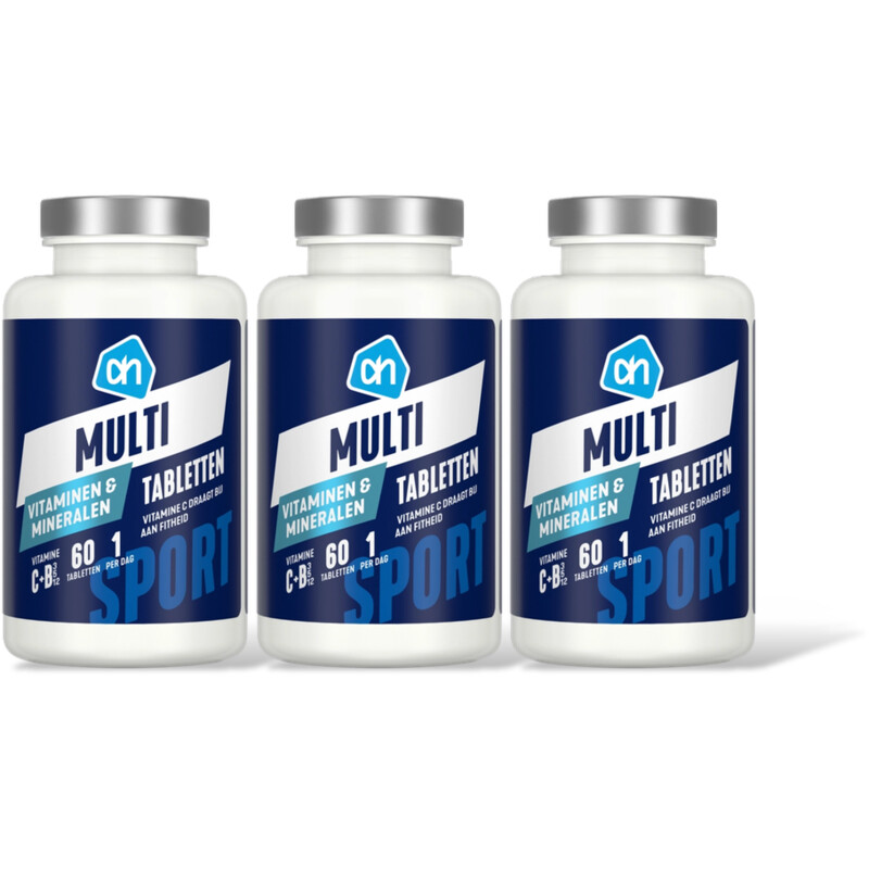 AH Multi vitaminen & mineralen tablet 3pack