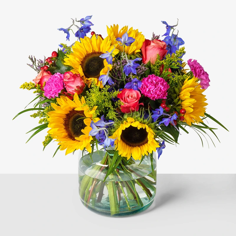  Boeket zonnige zonnebloem