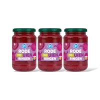 AH Rode uienringen zoetzuur 3-pack