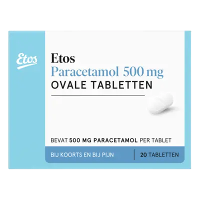 pdp-image-Etos Paracetamol ovale tabletten 500 mg