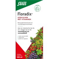 Een afbeelding van Floradix Vloeibaar ijzer-elixir met vitamines