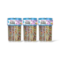 AH Bakfeest kleuren strooimix 4 vaks 3-pack