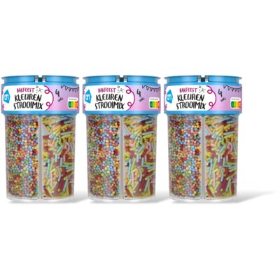 pdp-image-AH Bakfeest kleuren strooimix 4 vaks 3-pack
