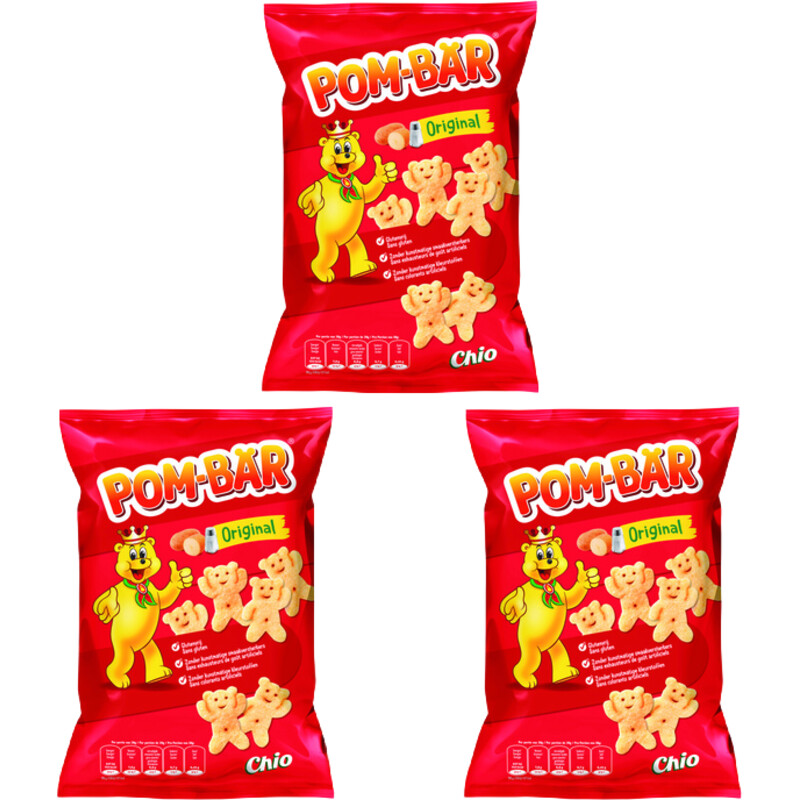 Een afbeelding van Chio Pom-bär original 3-pack