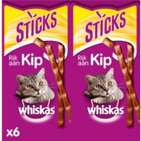 Whiskas Sticks rijk aan kip