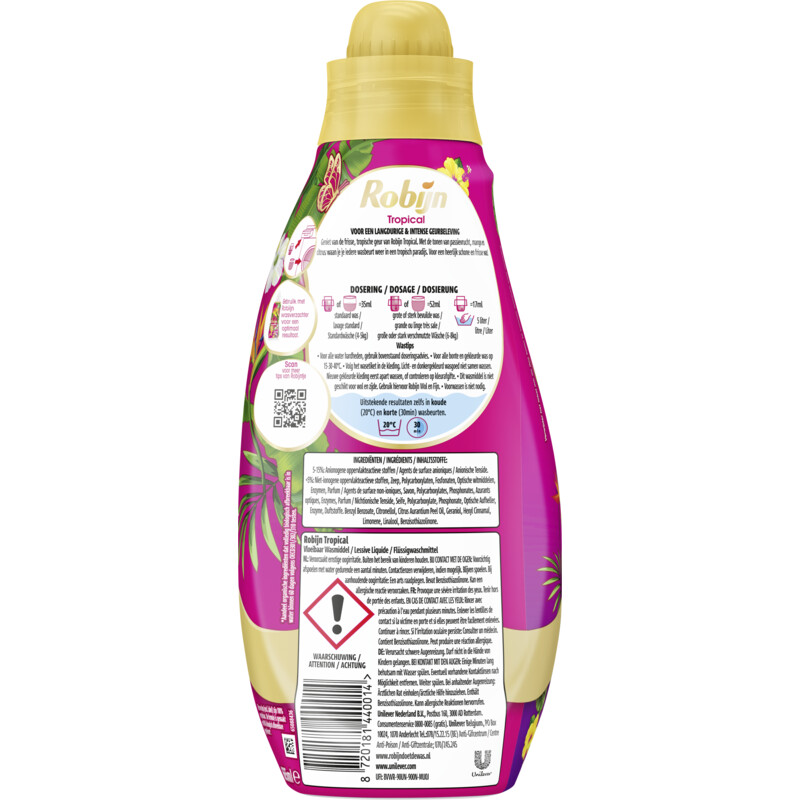 Een afbeelding van Robijn Color tropical wasmiddel