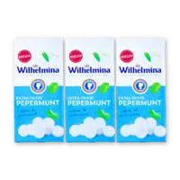 Wilhelmina Extra frisse pepermunt 3-pack