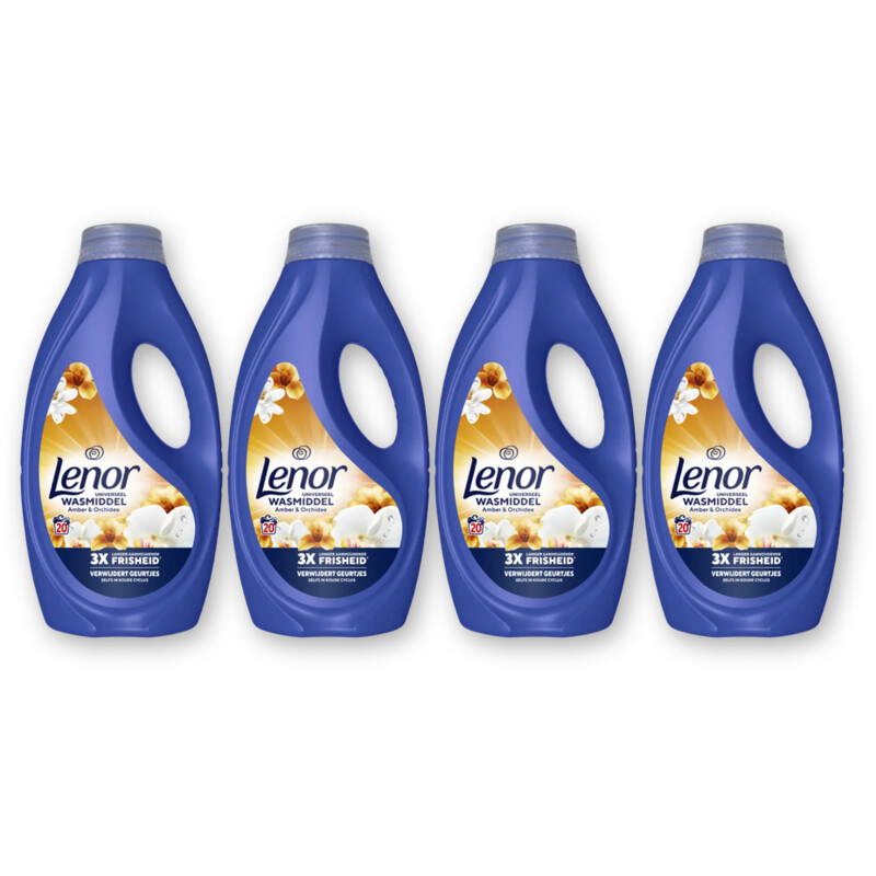 Lenor Vloeibaar wasmiddel orchidee 4-pack