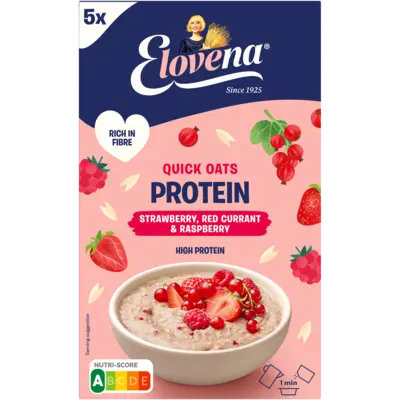 pdp-image-Elovena Protein quick oats strawberry raspberry