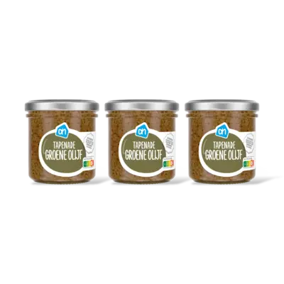 pdp-image-AH Tapenade groene olijf 3-pack