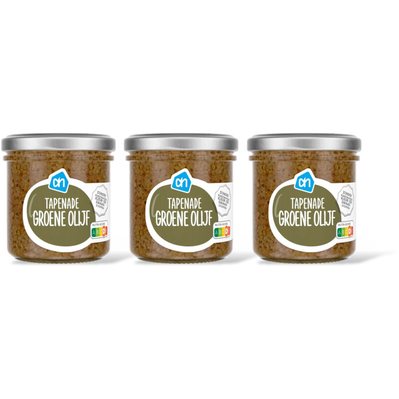 AH Tapenade groene olijf 3-pack
