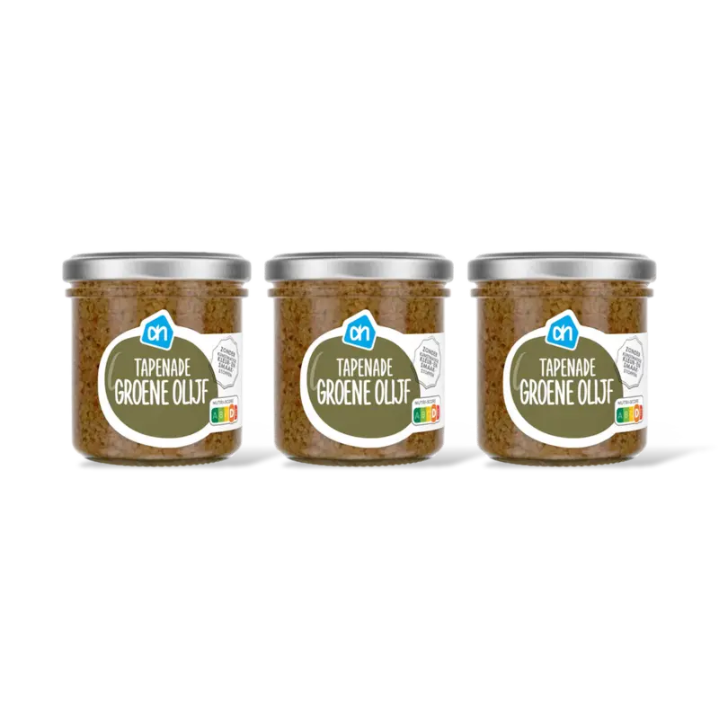 AH Tapenade groene olijf 3-pack