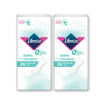 pdp-image-Libresse Pure sensitive regular inlegkruisjes 2pk