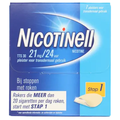 pdp-image-Nicotinell Nicotine pleister 21mg stap 1