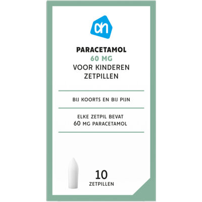 pdp-image-AH Paracetamol voor kinderen zetpillen 60mg