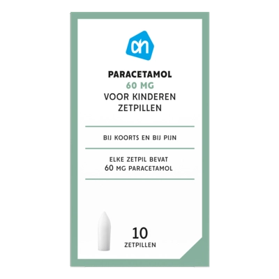 pdp-image-AH Paracetamol voor kinderen zetpillen 60mg