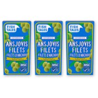 Fish Tales Ansjovisfilets in olijfolie 3-pack